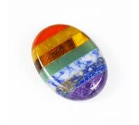 Worry Stones for Kids, Chakra Crystals and Healing Stones, Oval Palm Stone, Thumb Stone, Crystals for Beginners, Spiritual Gifts for Women, Meditation Accessories (1PCS)