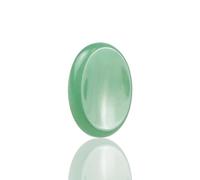 Worry Stones Green Aventurine Crystal for Kids, Chakra Crystals and Healing Stones, Oval Palm Stone, Thumb Stone, Crystals for Beginners, Spiritual Gifts for Women, Meditation Accessories (1PCS)
