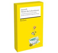 Worte der Lebenskunst. 52 Karten mit Antworten auf die großen und kleinen Fragen des Alltags (Kartenbox): Die besten Lebensweisheiten von A wie Ach ... - Handliche Kartenbox mit 52 Karten