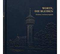 Worte die bleiben: Kondolenz- und Erinnerungsbuch * Celebration of Life Collection * "Lünen": mit persönlichen Eintragungen während oder nach der Trauerfeier, navy-blau - 150 Seiten, 21,5 x 21,5 cm