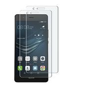 wortek Tanque [1 Pieza] Protector de Pantalla de Cristal, Protector de Pantalla [Anti Arañazos, Ultra Clear] 9H Protector de Pantalla Cristal Protector - Varios Modelos P9 Lite Huawei