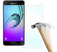 wortek Tanque [3 Pieza] Protector de Pantalla de Cristal, Protector de Pantalla [Anti Arañazos, Ultra Clear] 9H Protector de Pantalla Cristal Protector - Varios Modelos A3 (2016) Samsung
