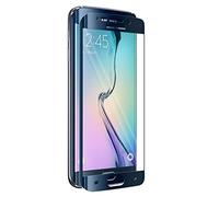 wortek - Tanque Cristal Cristal Protector Samsung Galaxy S6 Edge Completo Pantalla Tanque Cristal Transparente Curvada 0,3 mm Azul Azul S6 Edge