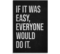 Worthwhile Things Take Time Quote Poster Creative Space | Gentle encouragement to stay committed when progress feels slow or difficult(Framed,12x18inch(30x45cm))