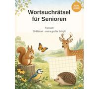 Wortsuchrätsel für Senioren: Tierwelt · 50 Rätsel · extra große Schrift