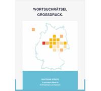 Wortsuchrätsel Grossdruck: Deutsche Städte