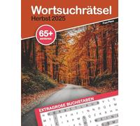 Wortsuchrätsel Herbst 2025: Extra Große Buchstaben für Senioren