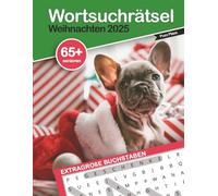 Wortsuchrätsel Weihnachten 2025: Extra Große Buchstaben für Senioren
