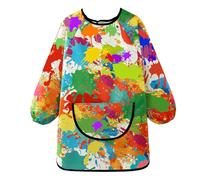 WoRuyKot Bata de Pintura para Niños, Delantal Artesanal para Pintar, Escuela de Arte, Manualidades