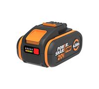 WORX 18V (20V MAX) 4.0Ah Li-Ion Batería WA3014 con Pantalla, PowerShare para Todos los Dispositivos WORX - Batería de Repuesto Batería Recargable de Alto Rendimiento