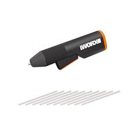WORX 18V(20V MAX) MakerX Pistola Pegamento Caliente WX746.9, PowerShare, 30s Calentamiento Rápido, LED Temp. Indicador LED de Temperatura, Portátil y Ligera, sin Batería