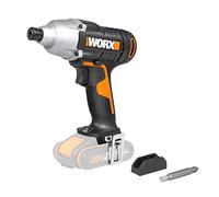 WORX WX291.9 Destornillador de impacto inalámbrico, unidad desnuda, negro, 18 V (20 V máx.)