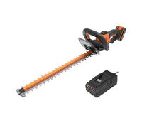 WORX Cortasetos a batería | WG264E | 20V Máx. | Batería 20V - 2Ah y Cargador Incluido |PowerShare | Cuchilla Doble Longitud Cuchilla 56 cm | Distancia Entre Dientes 20 mm |