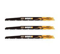 WORX Cuchillas de poda de corte de madera universales profesionales resistentes compatibles con Bosch, DeWalt, Makita y muchos otros
