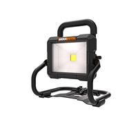 WORX Foco de trabajo LED a batería 20V, 1500 Lumen, Ángulo rotación 360º, 1,8kg, WX026.9