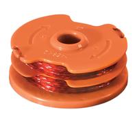 WORX Hilo para desbrozadora WG118E y WG119E de WORX WG119E, hilo de repuesto resistente con 2 x 5 m de longitud y 1,65 mm de diámetro, color naranja