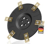 Worx Landroid - Disco de corte compatible con Worx Landroid (6 compartimentos, 6 cuchillas, M500, M700, WR167E, WR141E Vision M600, incluye adaptador para grabación hexagonal)