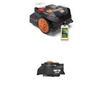 Worx Landroid Vision Cloud WR304E 2WD Robot Cortacésped Cut-to-Zero, Sin Cable Perimetral, hasta 400 m², (Evitación de Obstáculos con IA, Navegación VSLAM + RTK Cloud, Mapeo Automático)