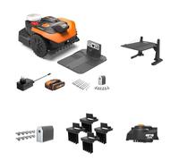 Worx Landroid Vision Cloud WR305E 2WD Robot Cortacésped con Garaje, Cut-to-Zero, Juego de Cepillos para Ruedas y Cuchillas de Larga Duración, Sin Cable Perimetral, hasta 500 m²