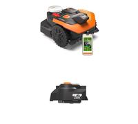 Worx Landroid Vision Cloud WR305E 2WD Robot Cortacésped Cut-to-Zero, Sin Cable Perimetral, hasta 500 m², (Evitación de Obstáculos con IA, Navegación VSLAM + RTK Cloud, Mapeo Automático)