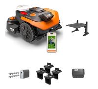 Worx Landroid Vision Cloud WR312E 2WD Robot Cortacésped con Garaje, Módulo Find My Landroid, Juego de Cepillos para Ruedas y Cuchillas de Larga Duración, Sin Cable Perimetral, hasta 1200 m²