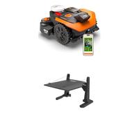 Worx Landroid Vision Cloud WR312E 2WD Robot Cortacésped con Garaje, Sin Cable Perimetral, hasta 1200 m², (Evitación de Obstáculos con IA, Navegación VSLAM + RTK Cloud, Mapeo Automático)