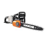 WORX Motosierra 40V Máx. (2x20V) | PowerShare | WG384E.9 | No incluye batería ni cargador |Espada 35 cm | Motor Brushless | Tensado de cadena sin herramientas