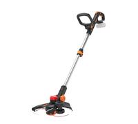 WORX Nitro WG173E.9 - Cortabordes con batería (20 V, Potente Motor sin escobillas, círculo de Corte de 33 cm, Comodidad de Uso Gracias al Mango de Goma, Compatible con PowerShare, sin batería ni