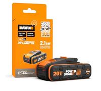 Batería De iones De litio De repuesto, pila original Worx WA3551, WA3553, WX176, WX550, WX386, WXino 3, WXgain, WX800,WU268, 20V, 8,0 Ah Worx 4AhX1
