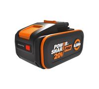 WORX PowerShare Pro WA3644 - Batería Recargable de Iones de Litio (20 V, 4,0 Ah, Mayor Seguridad y Mayor Tiempo de Funcionamiento, con indicador LED, innovadora tecnología Heatshield, Adecuada para