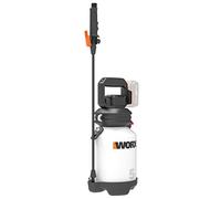 WORX Pulverizador de presión 20V Máx. | WG829E.9 | sin batería, ni Cargador | Caudal 25 litros/Hora | Boquilla de pulverización | Correa para el Hombro