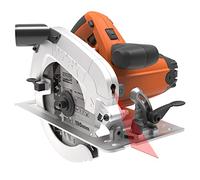 WORX Sierra circular 1.600W | WX445 | Guía láser, base de aluminio, corte a bisel hasta 51º