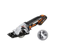 WORX Sierra circular 85 mm WORXSaw 20V | PowerShare | WX527-1 batería 2Ah| 2500 rpm, manejo con una mano, profundidad de corte de 27 mm, compacto, rápido ajuste de profundidad