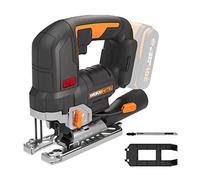 WORX Sierra de calar 20V | Power Share | WX542.9 Potente motor sin escobillas | 3 posiciones, penduleo y tubo de aspiración | sin batería ni cargador | Caja de cartón
