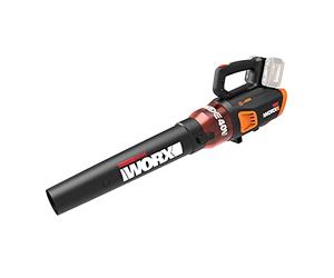 WORX Soplador a batería WG584E.9 | Motor sin escobillas, velocidad de hasta 266 km/h, turbina de alto rendimiento y PowerShare