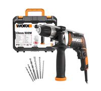 WORX Taladro percutor WX328 | 800W de potencia | Equilibrado y ligero para un mejor rendimiento