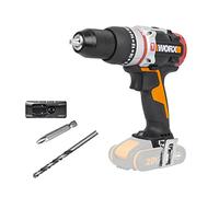 WORX Taladro Slammer Drill Brushless 20V | PowerShare | WX354.9 | Sin batería, ni cargador | Perfora hormigón, motor sin escobillas, portabrocas13 mm, velocidad variable, ajustes de par 18+1+1