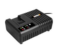 WORX WA3867 Cargador rápido 16V/20V | Carga una batería de 2 Ah en 60 minutos, compatible con todas las baterías PowerShare de 20 V