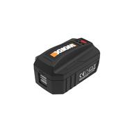 WORX WA4009 | Powerbank - Cargador portátil para baterías 20V Máx. | Puerto USB para Cargar Cualquier Tipo de Dispositivo Compatible | No Incluye batería
