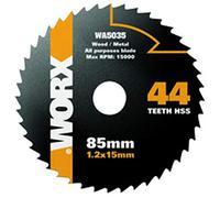 WORX WA5035 Disco Multiusos | Hoja de sierra WORX original de 85 mm tct/hss