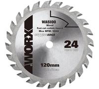 WORX WA5100 | WA5100 Disco de Corte ráìdo para madera | 120mm - 1,5x9,5MM | 24 Dientes | 9.000 r.p.m | WORXsaw