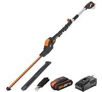 WORX WG252E Cortasetos Pértiga Telescópica 45cm 20V 2Ah PowerShare