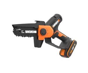 WORX WG326E Mini Motosierra 12cm 20V 2Ah PowerShare, una Mano