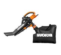 Worx WG505E - Soplador de Hojas eléctrico (3000 W, 3 en 1, Incluye Saco de 45 L, 335 km/h, 600 m³/h, no Necesita Pilas)