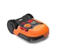 WORX WR169E Robot cortacésped con Cable delimitador de hasta 300 m², Navegación AIA, Control de Aplicaciones, Wi-Fi, Naranja-Negro