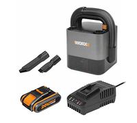 WORX WX030 18V (20V MAX) CUBEVAC Aspiradora compacta inalámbrica, Color Negro