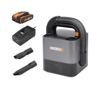 WORX WX030 Aspirador Portátil 20V 2Ah, Coche y Hogar