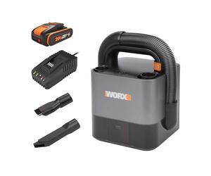 WORX WX030 Aspirador Portátil 20V 2Ah, Coche y Hogar