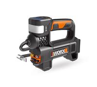 WORX Inflador y Linterna 20V | WX092.9 | PowerShare | No Incluye batería ni Cargador| 4 Funciones, luz LED | Boquillas de inflar para balones, Bicicletas y Coches