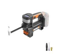 WORX WX092L.9 20V 2.0Ah Inflador inalámbrico 2 en 1, máx. 10 bar, pantalla digital de presión, solo herramienta desnuda